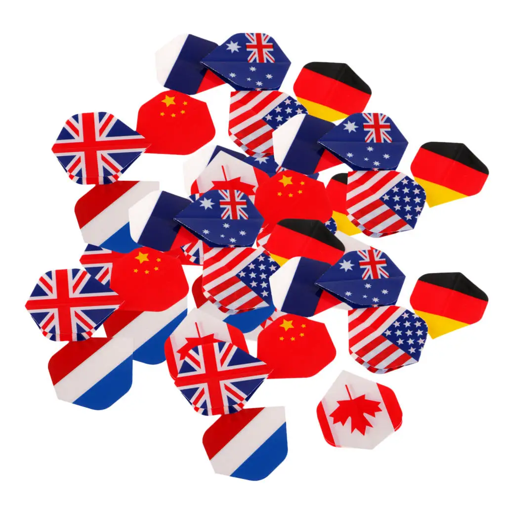 

Pack of 40 Premium Plastic Darts Flights Dartflights in Different