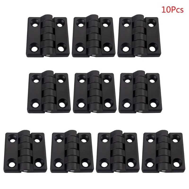 

10PCS Plastic Butt Hinge Drawer Jewellery Case Hinges for Wooden Box Cabinet