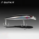 Воблер для рыбалки OUTKIT, 10,5 г, 9 см, плавающий лазер в виде гольяна, щуки, окуня, приманки для рыбалки, Кривошип искусственный, с объемными глазами