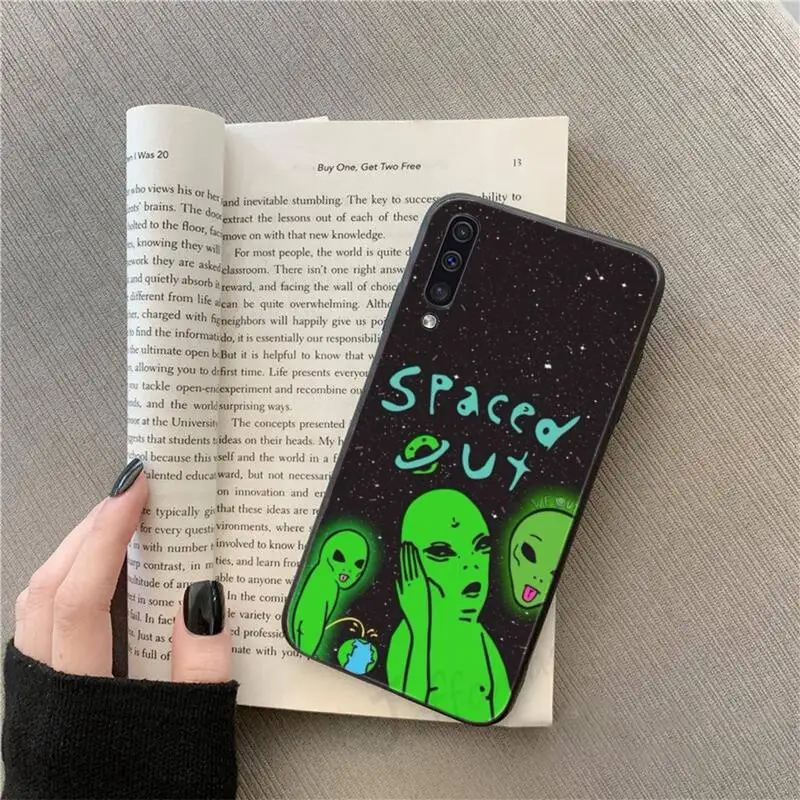

Aesthetics Cute Cartoon alien space Phone Case For Samsung galaxy A S note 10 7 8 9 20 30 31 40 50 51 70 71 21 s ultra plus
