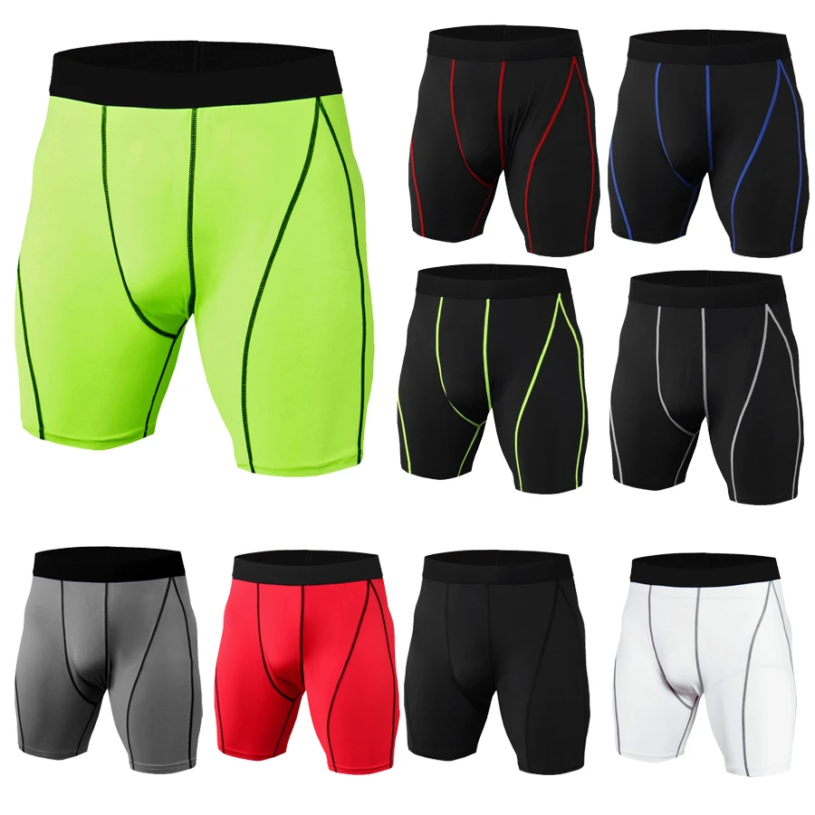 

Summer men's sports shorts tight fitness running training sports shorts breathable quick-drying stretch shorts