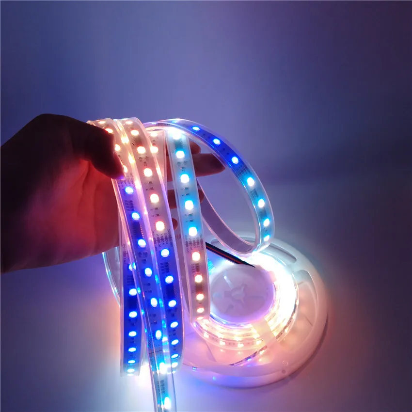 Водонепроницаемая светодиодная лента UCS512C4(DMX512) rgbw IP68 24 В цифровая rgb Φ 5 м 16 7 дюйма