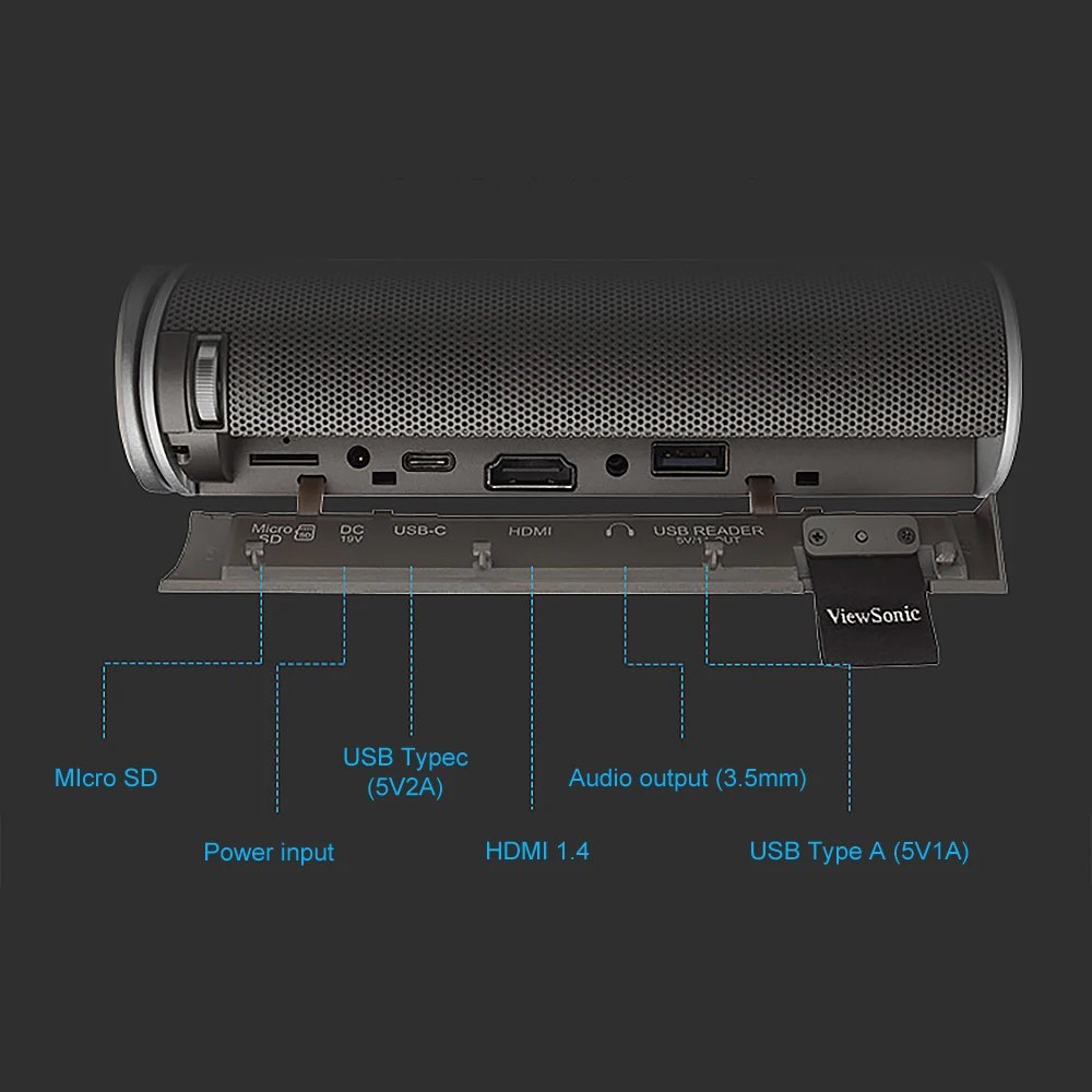 Портативный мини-проектор Sonic M1 + DLP 250 ANSI 3D Android Wi-Fi Bluetooth 16 ГБ домашний кинотеатр