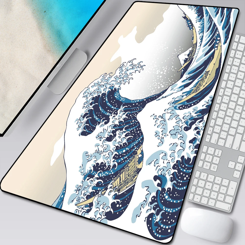Коврик для мыши Great Wave Off Art, компьютерный коврик большого ...