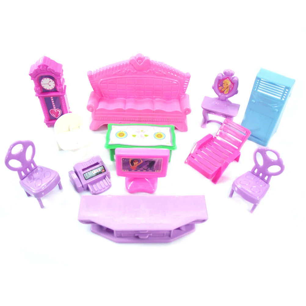 3D кукольный домик 22 шт./компл. игровой набор для маленьких детей игрушки ролевых