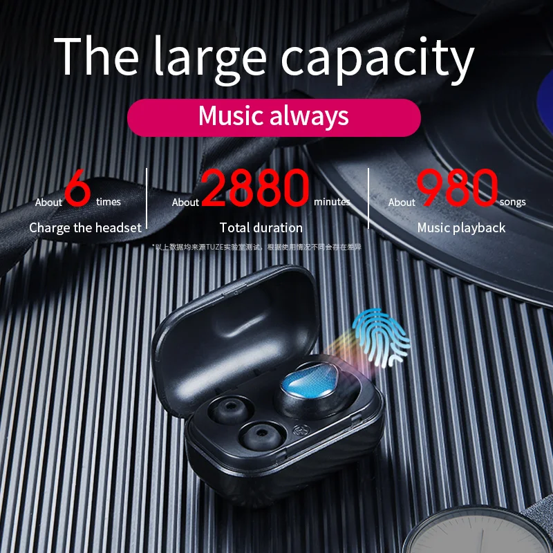 Новый TWS T10 Bluetooth 4 2 наушники настоящие беспроводные стерео вкладыши портативные