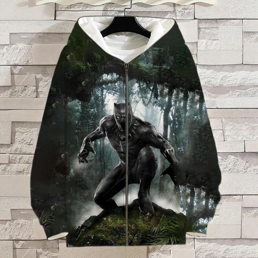 Толстовка с капюшоном на молнии для мужчин и женщин Модный свитшот 3D принтом