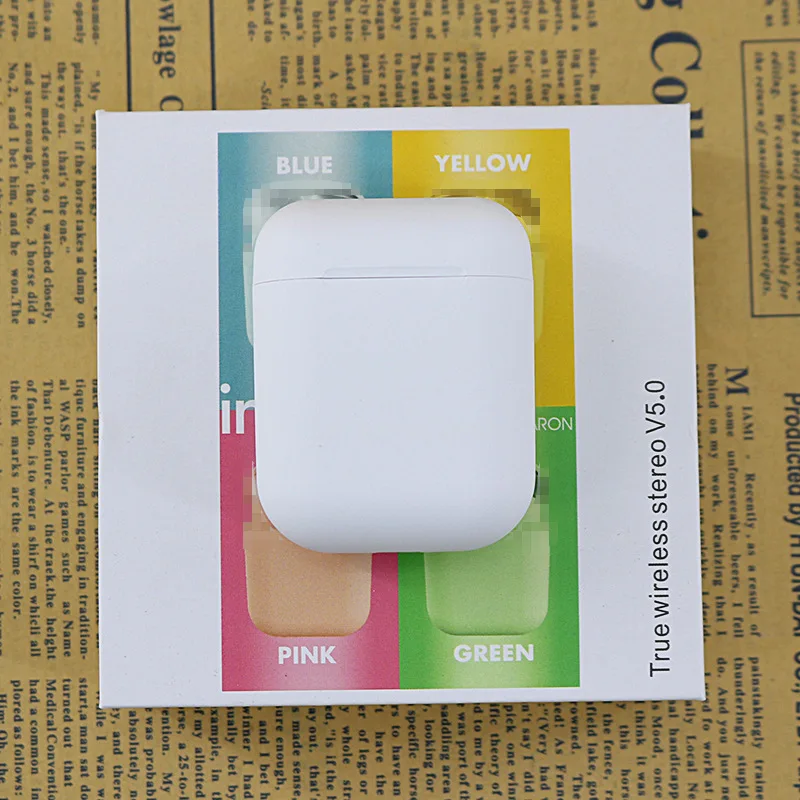 Inpods, 12 TWS, Bluetooth, вкладыши, 5,0, беспроводные наушники, гарнитура с сенсорным управлением, наушники для всех телефонов, PK i10 i12 i200 TWS