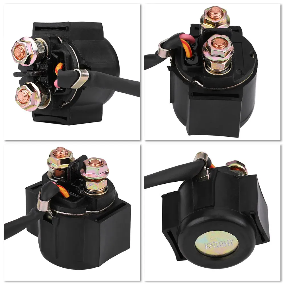 Новинка черное электромагнитное реле стартера для Honda TRX400EX TRX300 ATC GY6 50cc 125cc