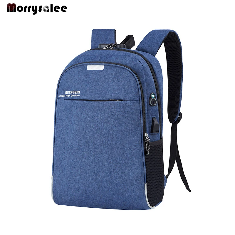 Laptop Backpack USB Charging 15.6 inch Anti Theft Women Men School Bags For Student High Quality Men's Bag | Багаж и сумки