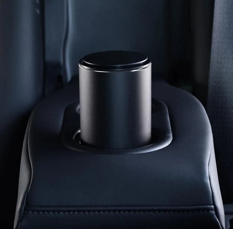 

Car Trash Bin Alloy Garbage For Tesla Model3 Car Dustbin Waste Rubbish Basket Bin Organizer Storage Holder Bag Auto Accessories