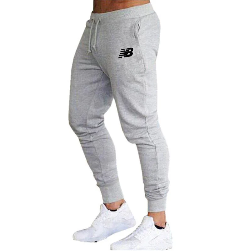 

2021 new men's and women's hip-hop jogging pants high quality streetwear NB logo printed tights