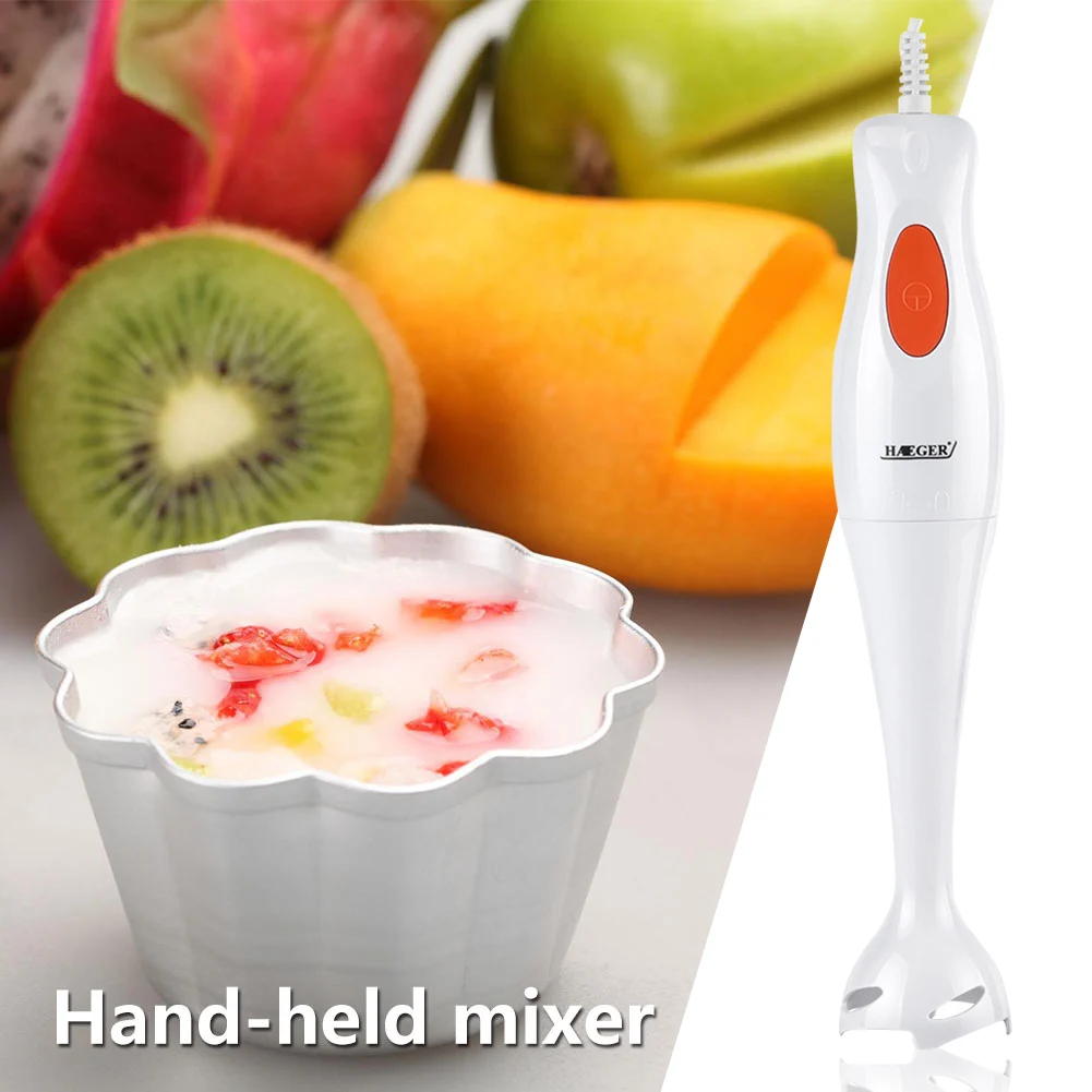 

300W Detachable Kitchen Hand Food Blender Stainless Steel Electric Vegetable Fruit Mixer Kitchen Multifunctional Whisk Eu Plug