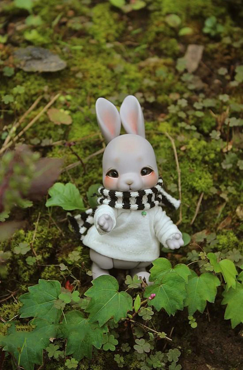 Бесплатная доставка шарнирная Кукла SD 1/12 кролик подарок на день рождения