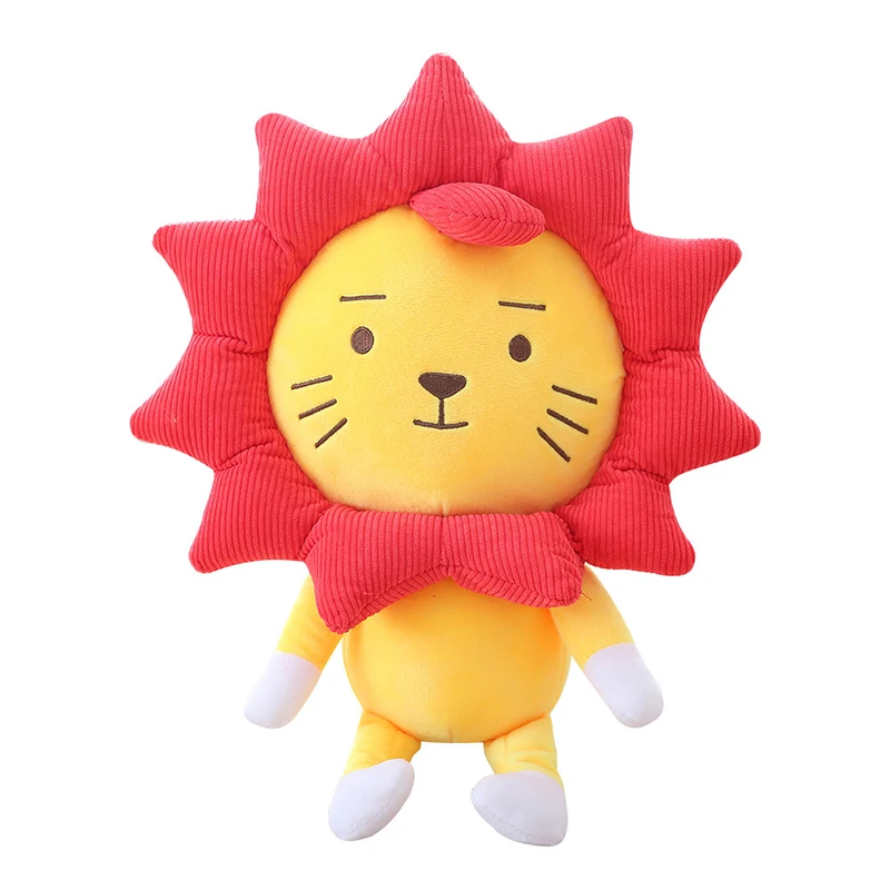 

Simulation Sunflower Lion Plush Toy Rag Doll Sun Flower Doll Soft Stuffed Animals for Girl Boy Baby Sleeping Birthday Gift