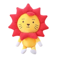 simulation sunflower lion plush toy rag doll sun flower doll soft stuffed animals for girl boy baby sleeping birthday gift