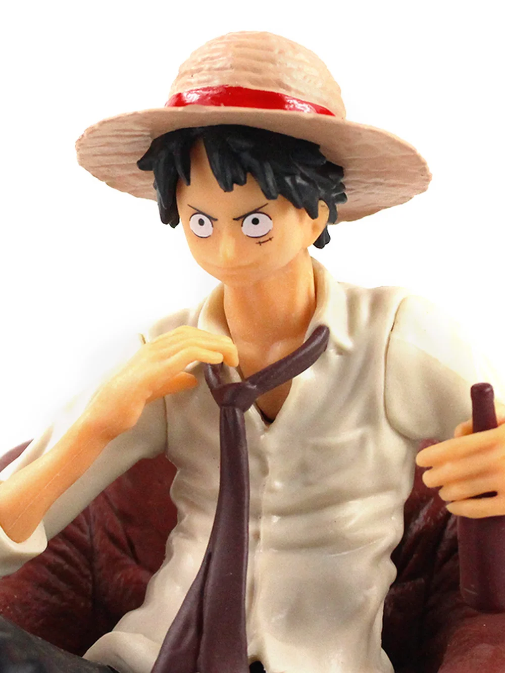 

16cm One Piece Figure Mugiwara Pirate Luffy Sitting Sofa Ver. PVC Action Figure Collectible Model Toys Gift