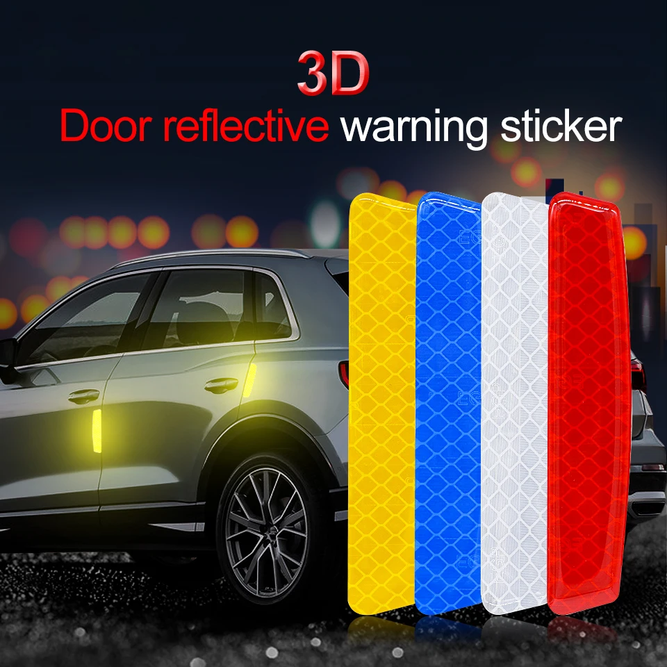 Автомобильная длинная и одна короткая Светоотражающая полоса Предупреждение