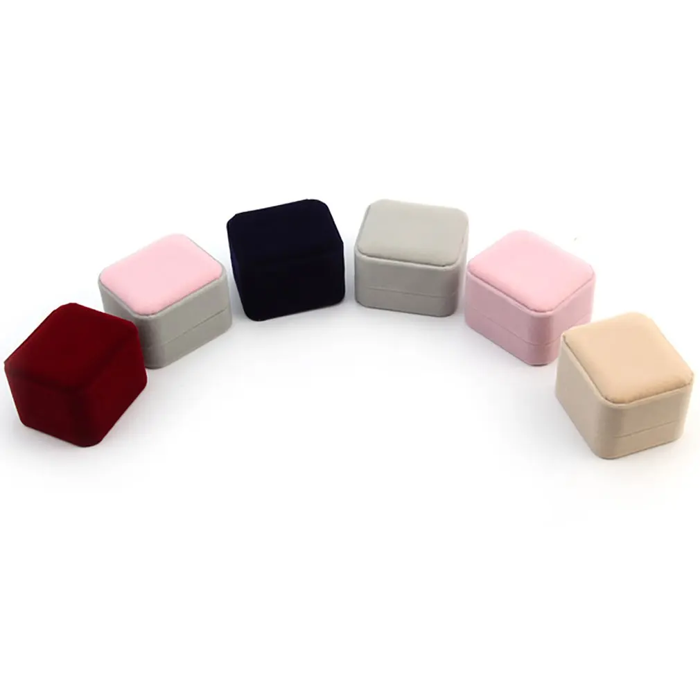 Мини ювелирные изделия Кольцо Подарочная Дисплей упаковки подарков картонная