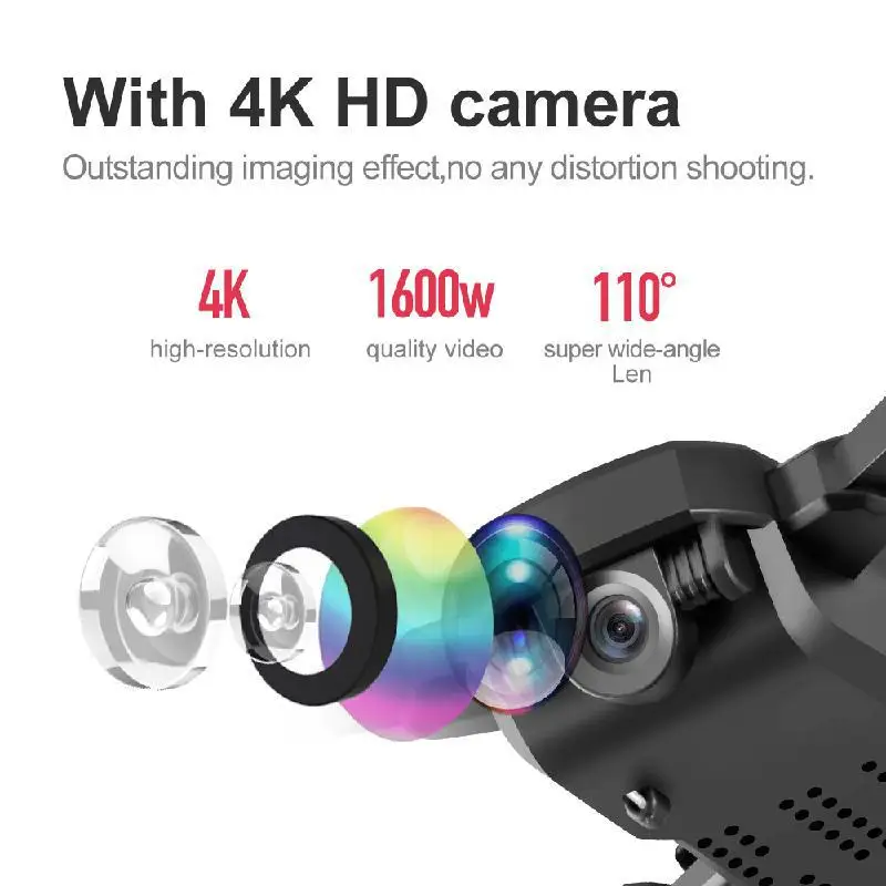 Lf606 микро БПЛА 4k камера Hd оптический поток позиционирование Gps Wifi Fpv Rc складной