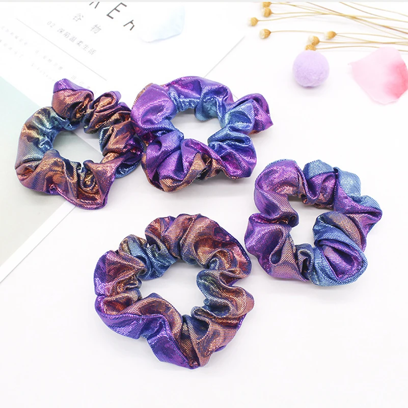 

2019 Colorful Hair Band For Women Quietly Elegant Soft Cloth Elastic Hairbands For Girls Ponytail Holder Hairband For Ladies