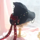 Винтаж звезда Magic Girl Готический, колдун шляпа в стиле 