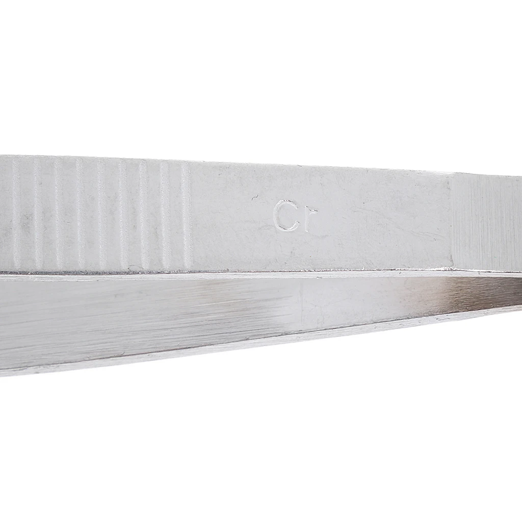 

Stainless Steel Round Head Serrated Tip Tweezer Lab Crafting 160mm / 6.3"