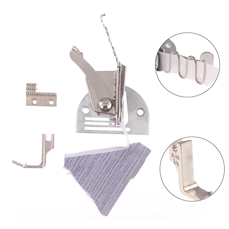 

Overlock Folder Tape 40MM Hemmer Right Angle Bias Binder for Lockstitch Machine