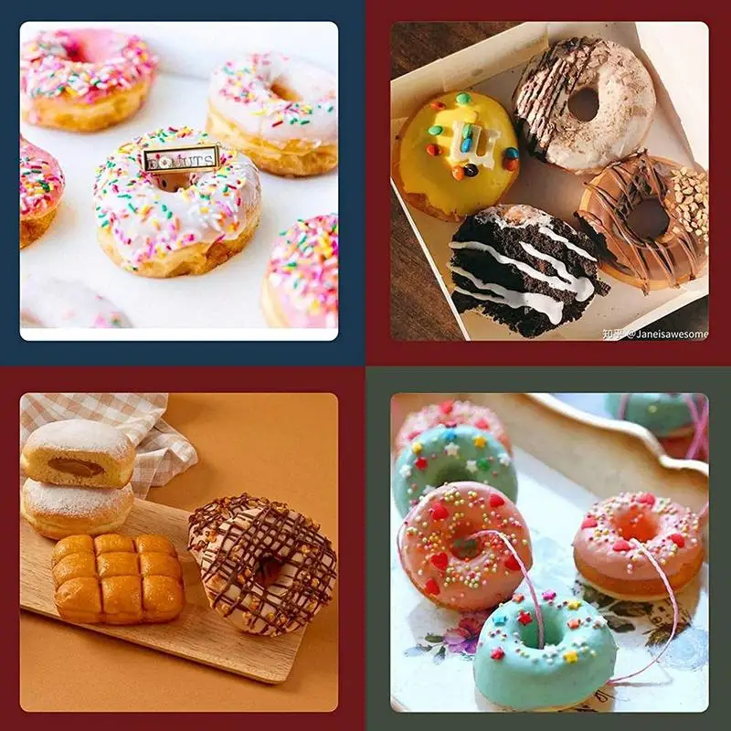 

Creative 8 Holes Donut Silicone Cupcake Baking Mold Chocolate Mould Doughnut Pans Molds Cookie Doughnut Biscuit Molds Diy C U8E8