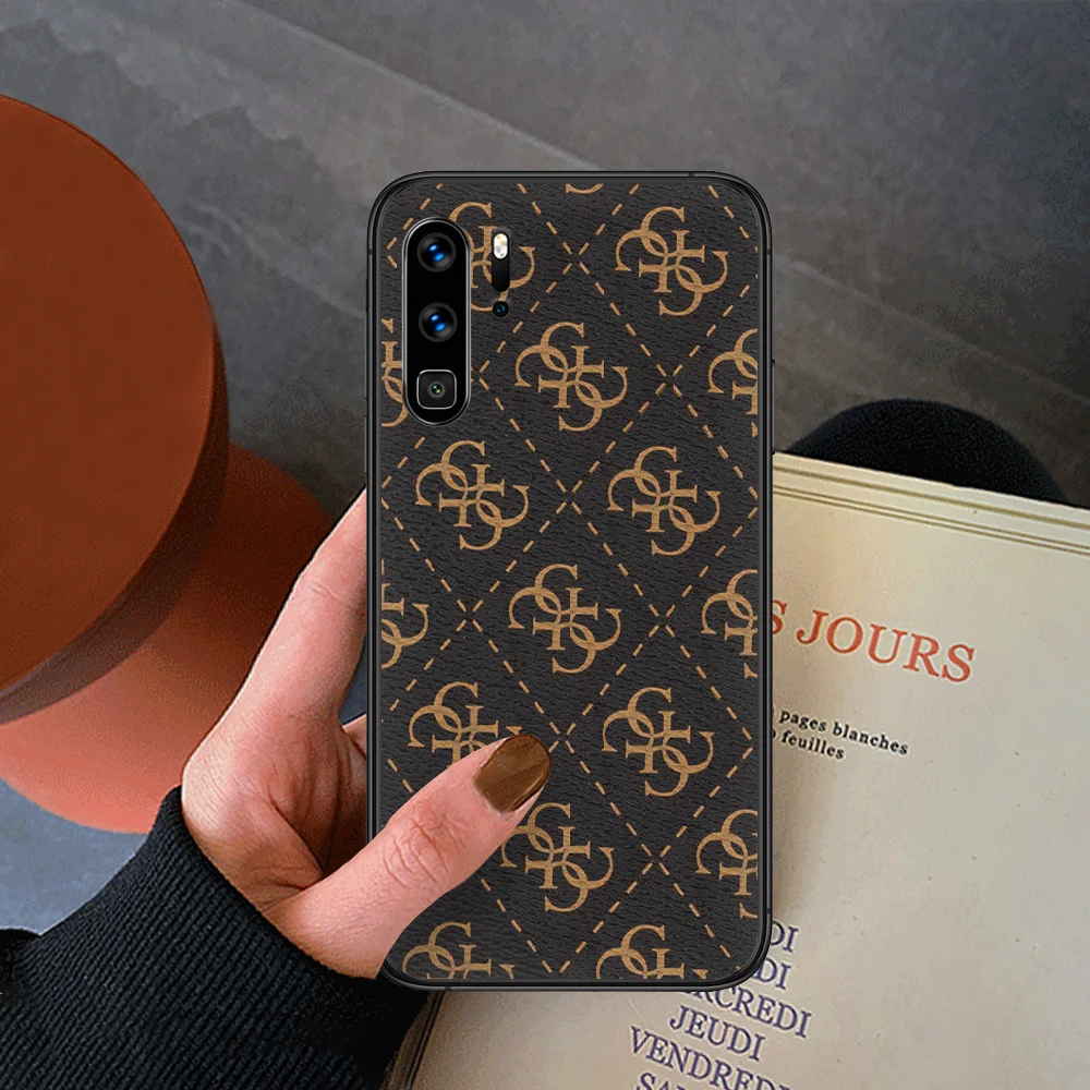 

Luxury Fashion Brand Guesses Phone Case For Huawei P Mate Smart 10 20 30 40 Lite Z 2019 Pro Black Prime Tpu Hoesjes Painting