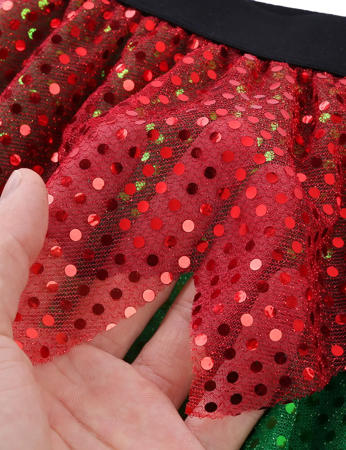 Мини-юбка женская блестящая с поясом на резинке трапециевидная | Тематическая