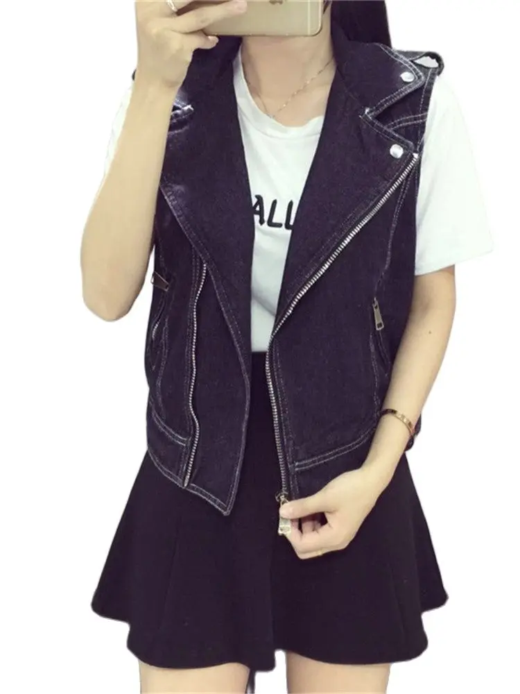 Casual 8XL Loose White Black Blue Denim 