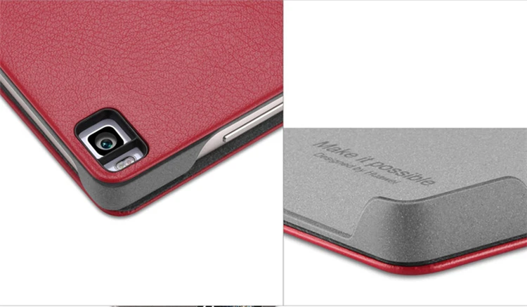 Роскошный кожаный чехол-книжка с окошком для экрана P8 для huawei P8, чехол для телефона с функцией автоматического сна