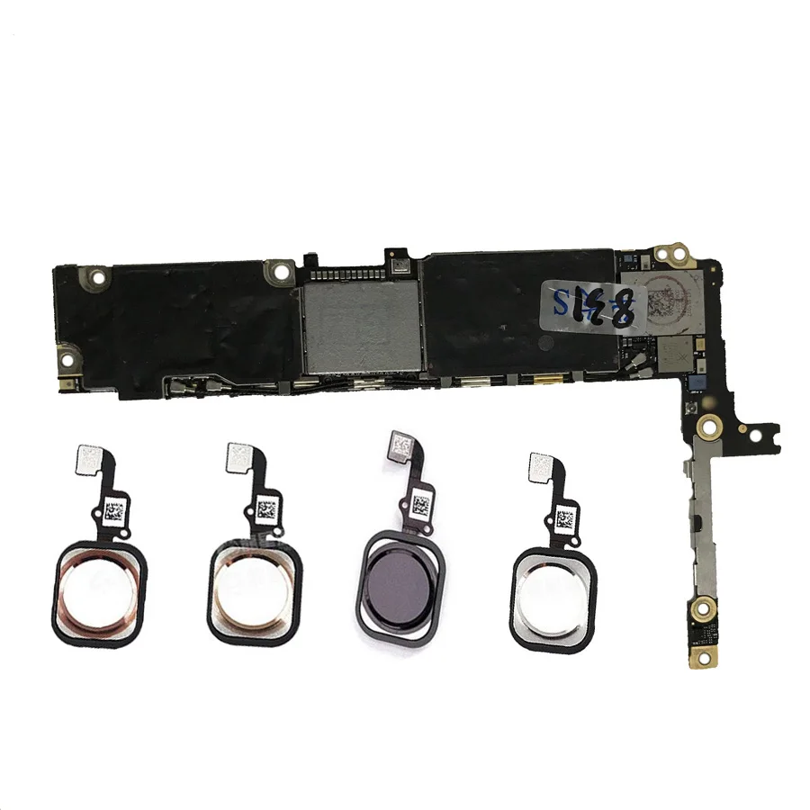 Оригинальная разблокированная материнская плата для iPhone 6S Plus 6 S Plus 16 Гб 64 Гб 128 ГБ материнская плата с/без touch ID IOS системная логическая плата