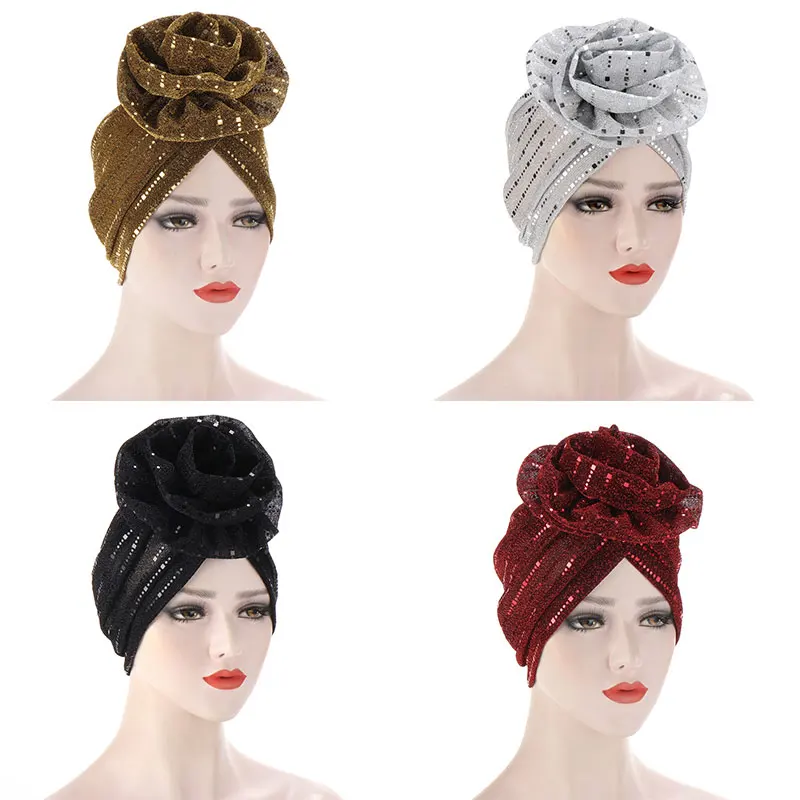 

Rose Flower Hat Women Girls Newborn Turban Hats Women Girls Newborn Turban Hats Twist Knot Headwear Caps