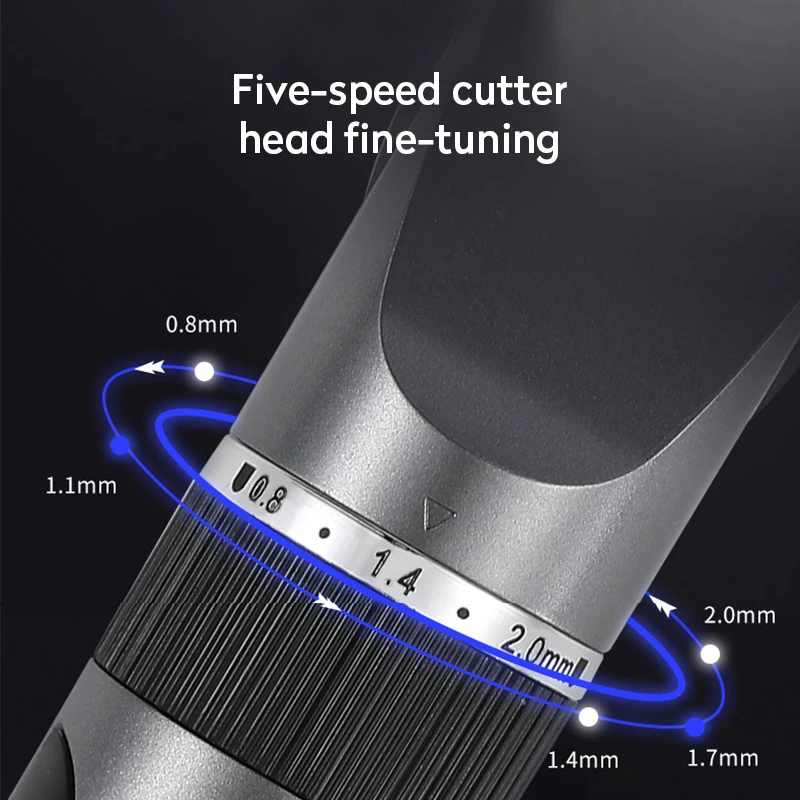 Профессиональная машинка для стрижки волос Аккумуляторный триммер бороды