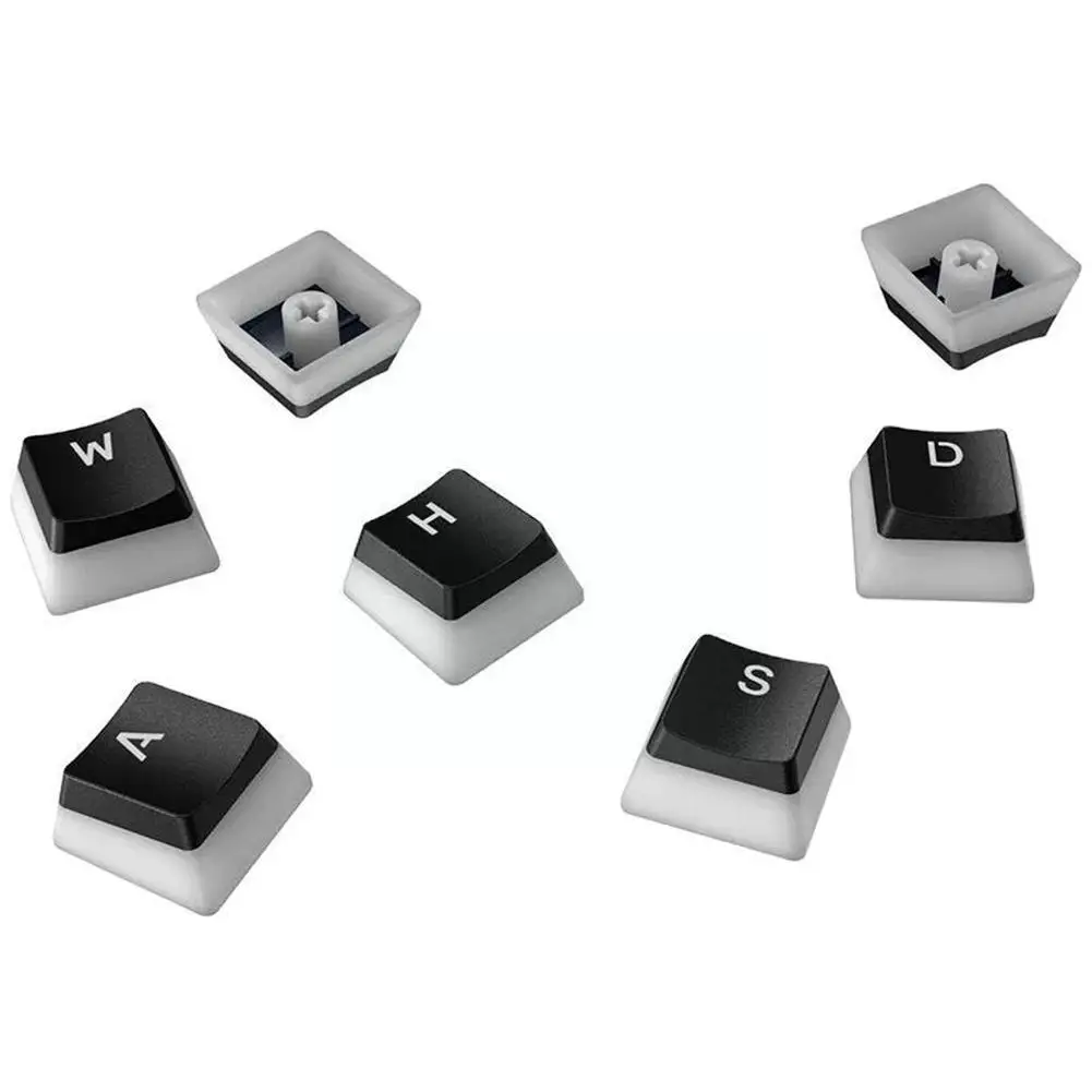 108 шт./компл. PBT OEM прозрачные колпачки клавиш пудинга для игровой механической