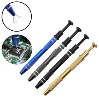 electronic component grabber chip tweezers for gripping tiny components ic extractor pickup four claw electronic repair tools