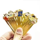 24 шт.лот, семейная Закладка из алюминиевого сплава в виде кошки, оригинальный подарок, набор закладок, школьные и офисные принадлежности G057