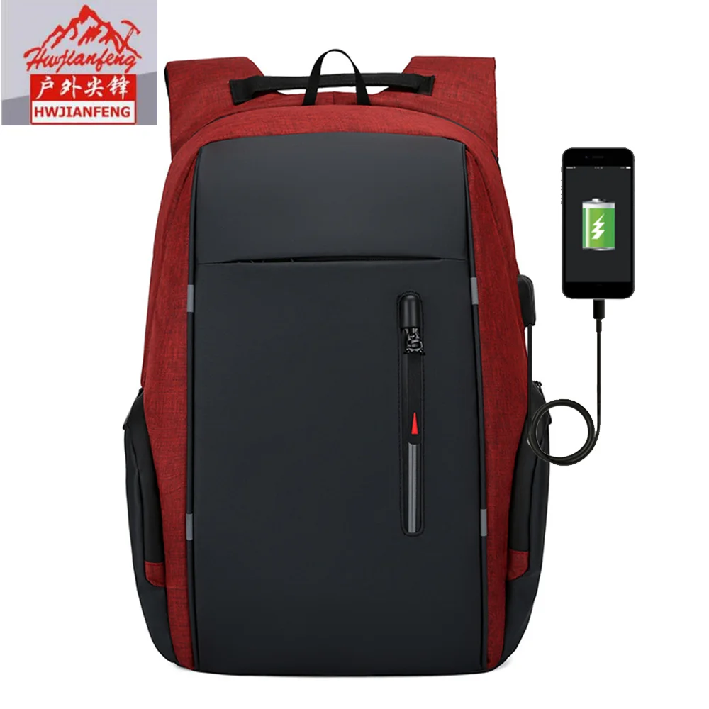 

15.6 Inch Men USB Charging Waterproof Laptop Backpack Travel Oxford Women Pack Male Business Bag Computer Notebook Backpacks 배낭