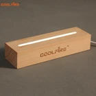 Массив дерева лампа прямоугольная база Usb Led Настольная лампа природа деревянный ночной светильник держатель прикроватные декоративные ночника для Спальня