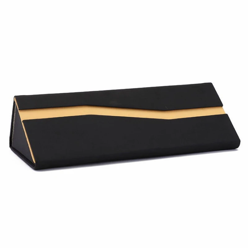 Новинка 2019 складной чехол для очков с треугольниками коробка мужчин