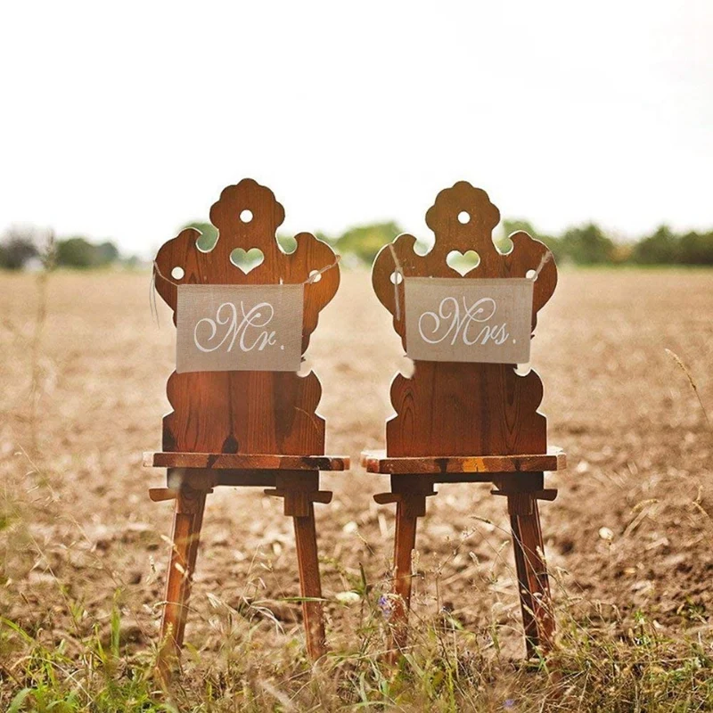 Фон для свадебной фотосъемки Мистер и миссис | Дом сад