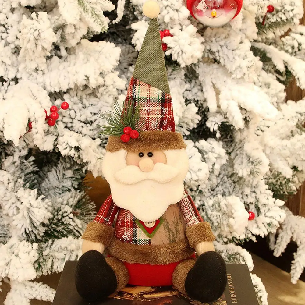 Big Size Christmas Dolls Santa Claus Snowman Elk Toys Xmas Figurines Gift For Kid Red Tree Ornament Home Decor | Дом и сад