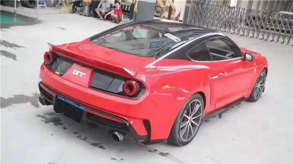 Автомобильный задний бампер ABS GTT style диффузор для губ/боковых крыльев/GT накладка