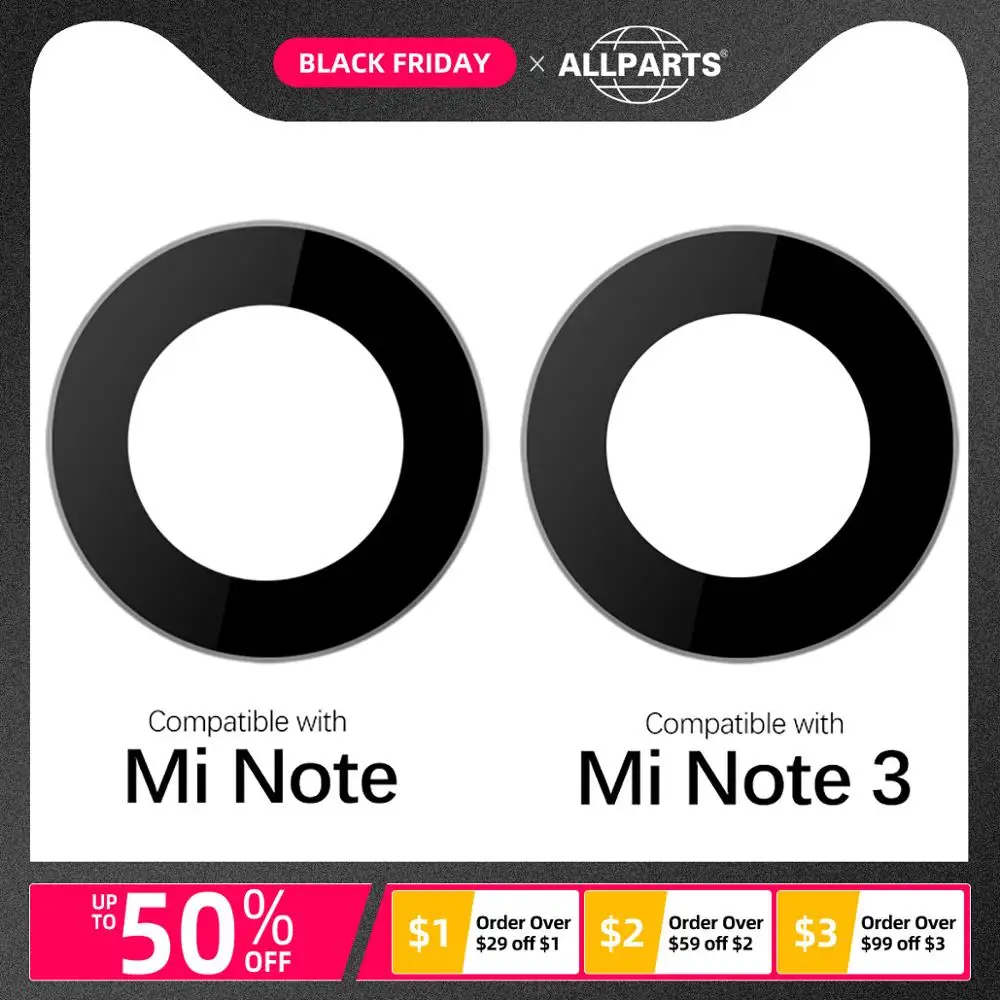 Задняя камера объектив для Xiaomi Mi Note 3 задняя камера Объективы для Xiaomi Mi Note запасные части с клейкой лентой