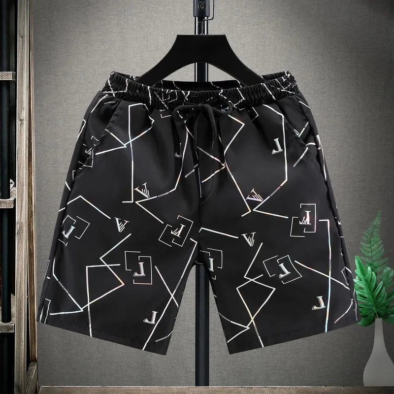 

New Summer Fashion Men's Sports Beach Pants Gym Jogging Fashion Outdoor Outing Beach Leisure Fast Dry Loose Size Men Shorts 2021