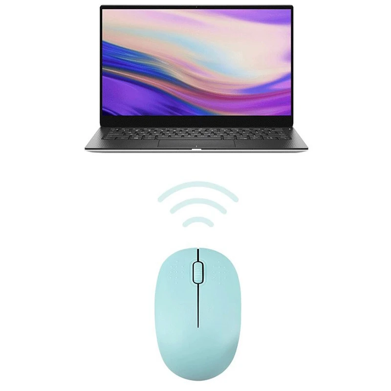 

2.4G Wireless Mouse Portable Silent Mouses Mute Mic with USB Receiver 800/1600 DPI for Laptop Computer Desktop