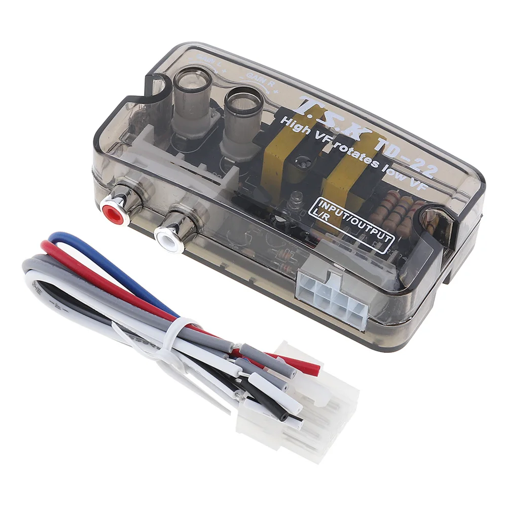 Автомобильный сабвуфер RCA высокочастотный в низкочастотный преобразователь с