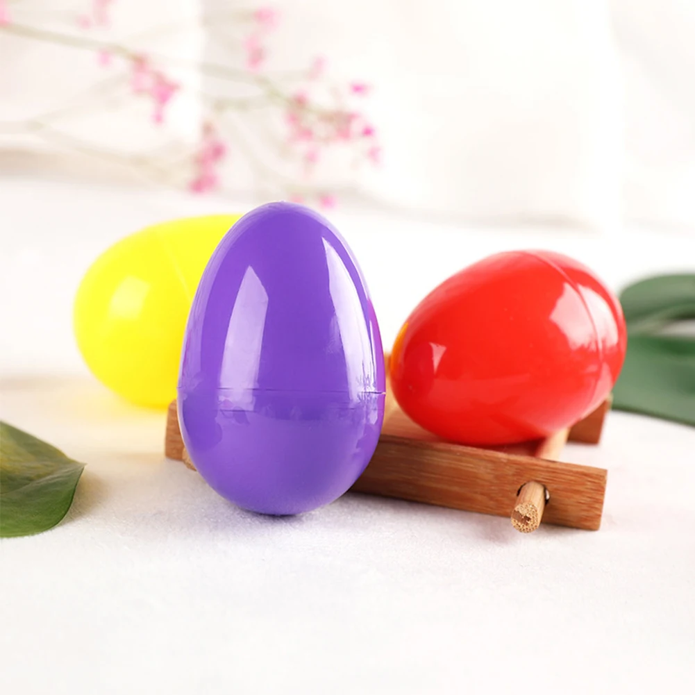 

12PCS Plastic Easter Eggs Fillable Surprise Gift Chocolate Assortment DIY Toy For Kids Easter Theme Party Favor New Year Decor